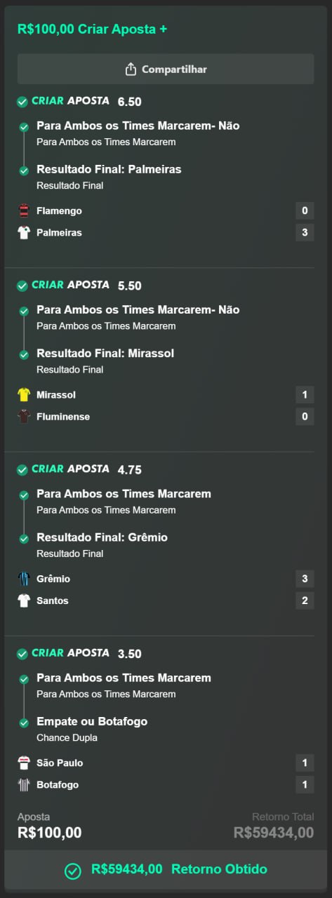 Bilhete vencedor 1